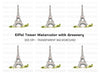Eiffel Tower Clipart Bundle