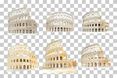 Roman Colosseum Landmark Clipart Bundle - CraftNest - Digital Crafting and Art