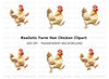 Cute Chicken Duo Clipart Bundle