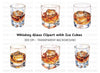 Whiskey Glasses with Ice Clipart Bundle