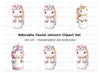 Cute Unicorn Clipart Bundle