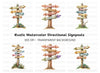 Wooden Signpost Clipart Bundle