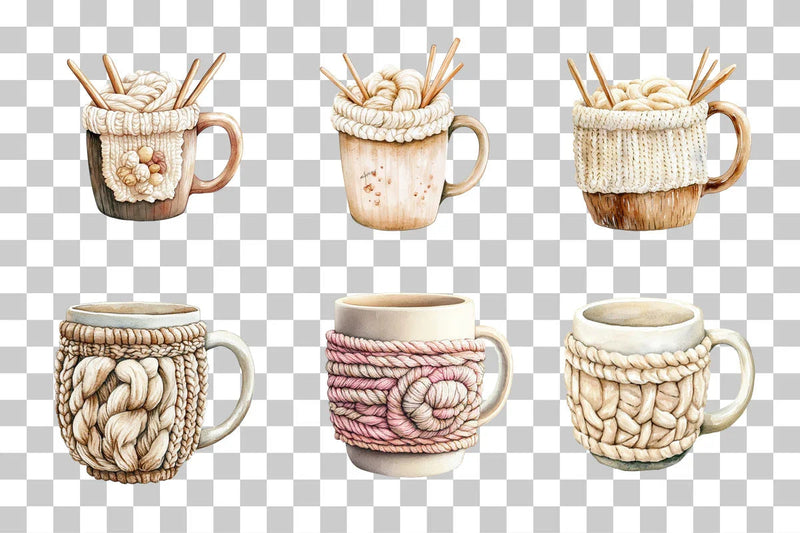Knitting Designs Mug Wrap Bundle - CraftNest - Digital Crafting and Art