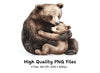 Bear Family Clipart Bundle