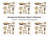 Steampunk Elements Clipart Bundle