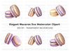 Delicious Macarons Clipart Bundle