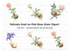 Snails and Flowers Clipart Bundle