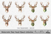 Deer Head Clipart Bundle