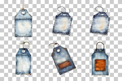 Vintage Denim Tag Clipart Bundle - CraftNest - Digital Crafting and Art