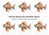 Vibrant Goldfish Clipart Bundle