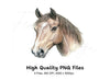 Horse Head Clipart Bundle