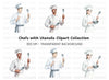 Diverse Chefs Clipart Bundle