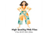 Stylish Woman Clipart Bundle
