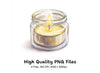 Candle Jar Clipart Bundle