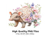 Armadillo Clipart Bundle