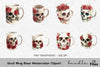 Skull Rose Clipart Bundle