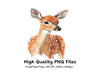 Cute Fawn Clipart Bundle