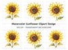 Sunflower Clipart Bundle