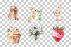 Adorable Romance & Sweetness Clipart Bundle - CraftNest - Digital Crafting and Art
