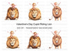 Cute Cupid Riding Lion Clipart Bundle