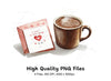 Valentine's Day Coffee Love Letters Clipart Bundle