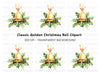 Christmas Bell Clipart Bundle