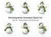 Snowman Clipart Bundle
