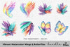 Vibrant Wings Butterflies Clipart Bundle