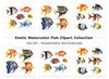 Vibrant Tropical Fish Clipart Bundle