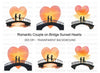 Romantic Couple on Bridge at Sunset Clipart Bundle