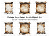 Vintage Scroll Clipart Bundle