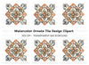 Rustic Tile Clipart Bundle