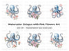 Octopus Clipart Bundle