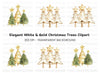Christmas Tree Clipart Bundle