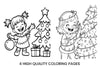 Christmas Tree Decorating Fun Coloring Books