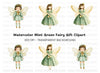 Enchanting Green Fairy Clipart Bundle