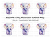 Sweet Elephant Clipart Bundle