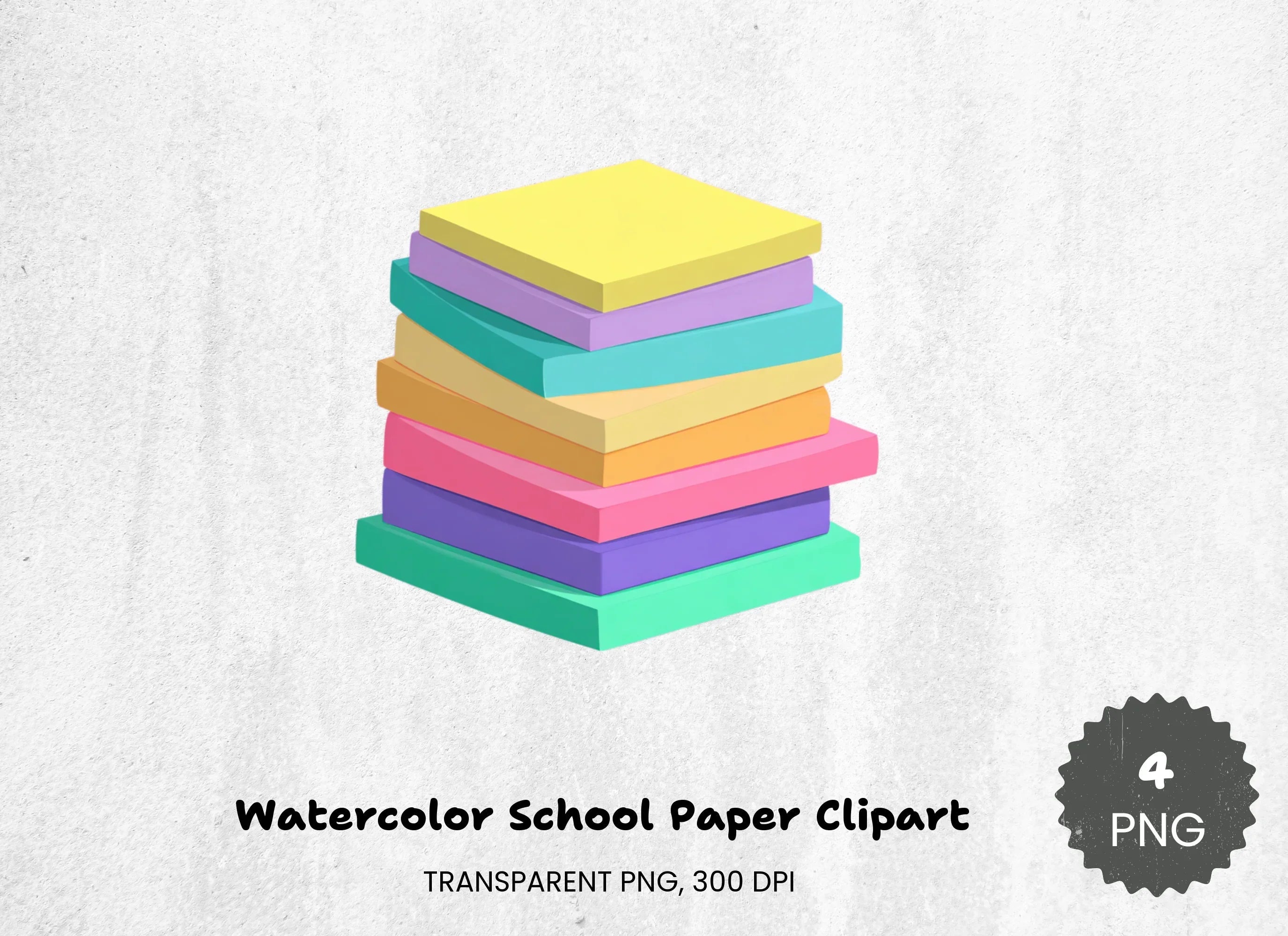 School Paper Clipart Bundle - CraftNest - Digital Crafting and Art