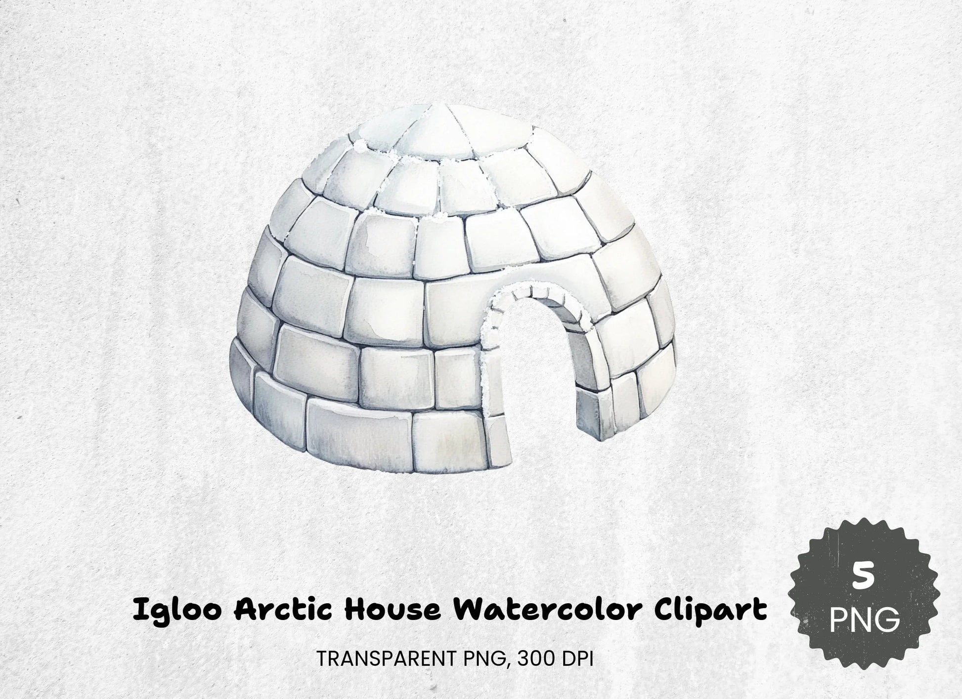 Igloo Arctic House Clipart Bundle - CraftNest - Digital Crafting and Art