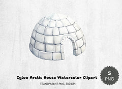 Igloo Arctic House Clipart Bundle - CraftNest - Digital Crafting and Art