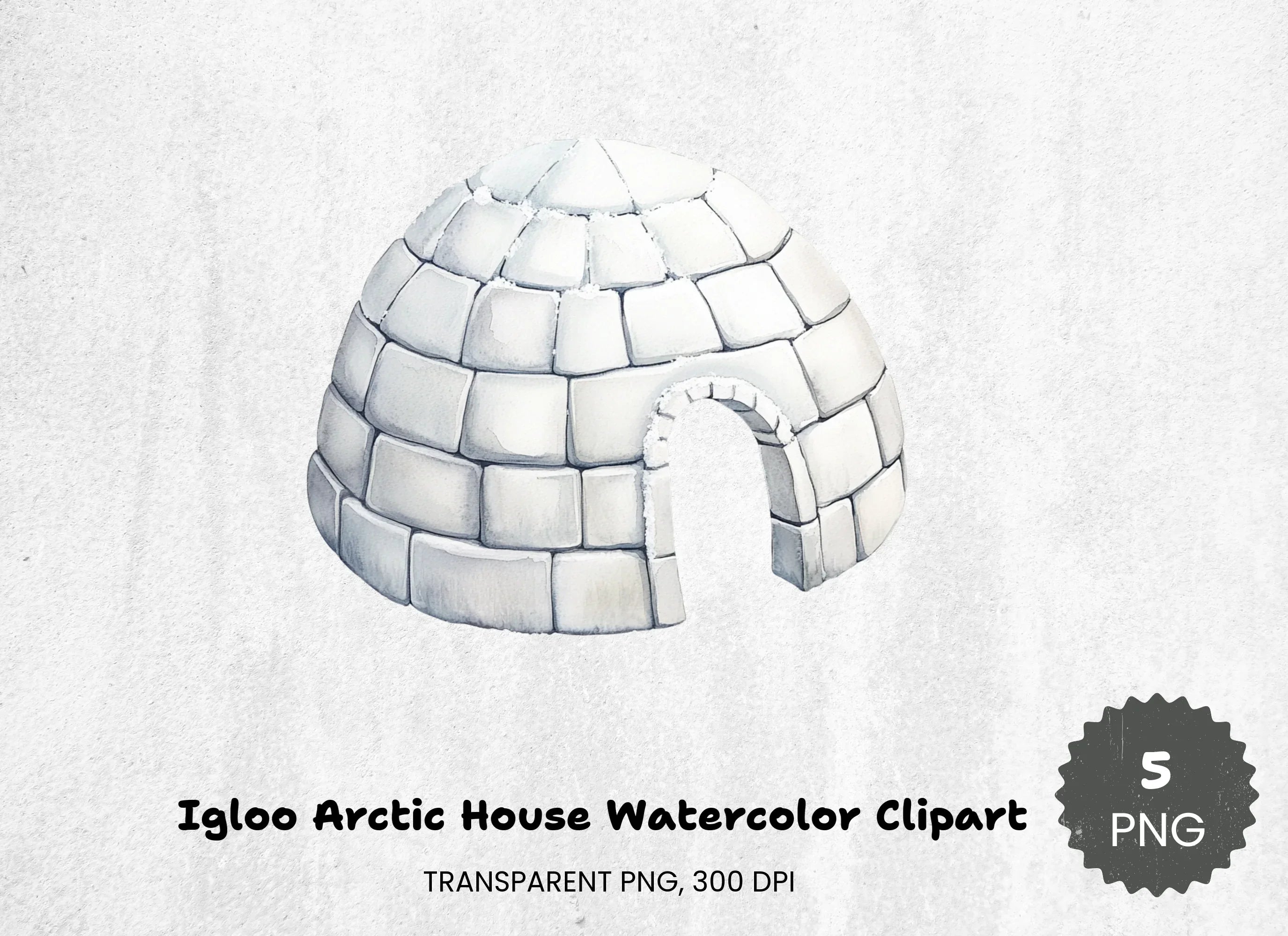 Igloo Arctic House Clipart Bundle - CraftNest - Digital Crafting and Art
