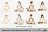 Cooking Women Clipart Bundle