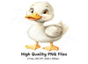 Cute Baby Ducklings Clipart Bundle