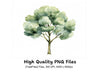 Green Tree Clipart Bundle