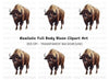 Majestic American Bison Clipart Bundle