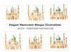 Mosque Clipart Bundle