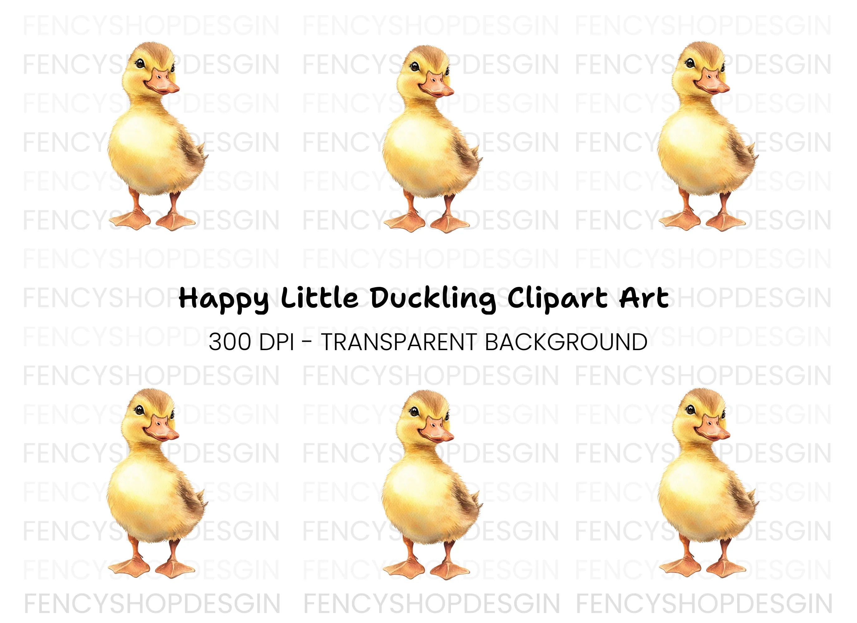 Baby Duck Clipart Bundle