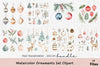 Ornaments Set Clipart Bundle