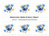Earth and Stars Clipart Bundle