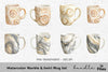 Marble Swirl Clipart Bundle